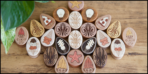 NEW Wood Ear Gauges : Summer Styles