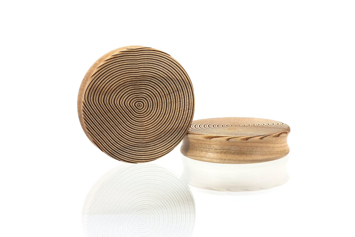 Large Gauge Plugs Wood Plugs Gauges USA Made Omerica Organic