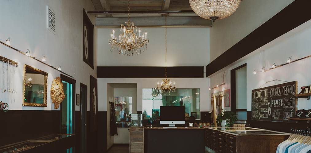 Showroom at Omerica Organic. 