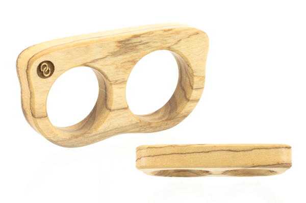 2 finger Wild Olive wood ring, wood ring.