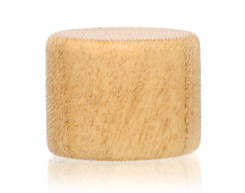 Ear gauge no flare wearing style. 