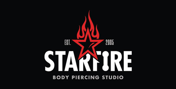 Starfire Body Piercing Studio logo. 