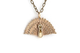 Peacock pendant made in Bronze metal with Hollywood inlay.