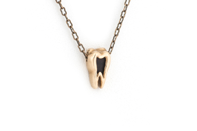 Bronze Tooth Pendant - Katalox