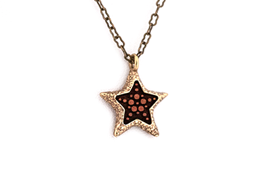 Sea Star Pendant - Bronze