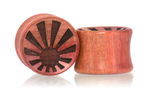 Concave Sun Plugs - Pink Ivory