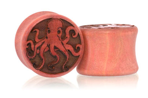 Octopi Plugs - Pink Ivory