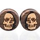 Cloaked Skull Plugs - CH