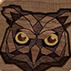 Owl Tangranimal Plugs - Curly Maple