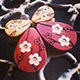 Cherry Blossom Teardrop Plugs - Bloodwood