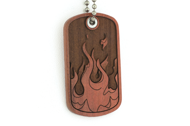 4 Elements Dog Tag - Fire