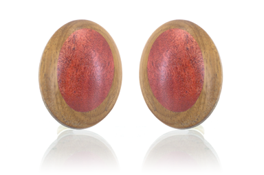 Olive Earrings - Pink Ivory