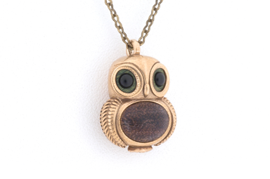 Owl Pendant - Bronze